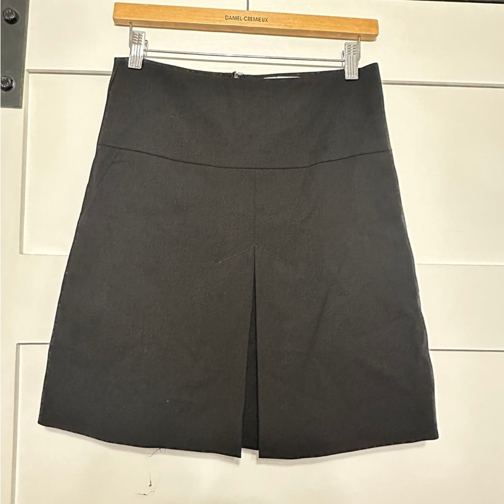 Coach 1941 Black Wool Skirt – Size 00 – Made in Portugal